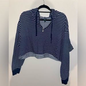 Wild Fable Cropper Sweater with Hood